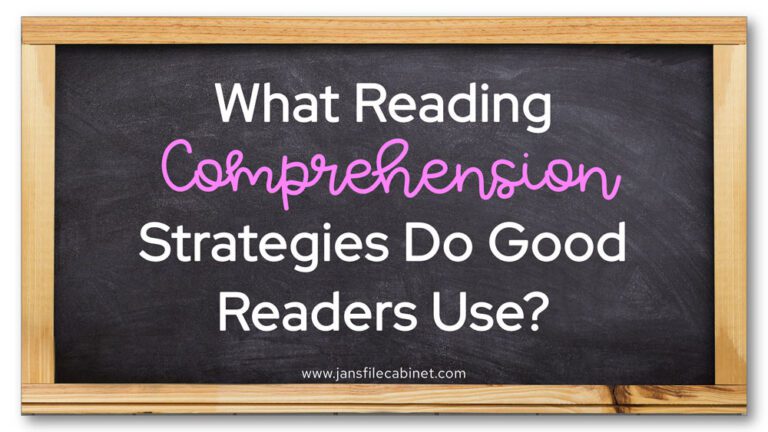 What Reading Comprehension Strategies Do Good Readers Use?
