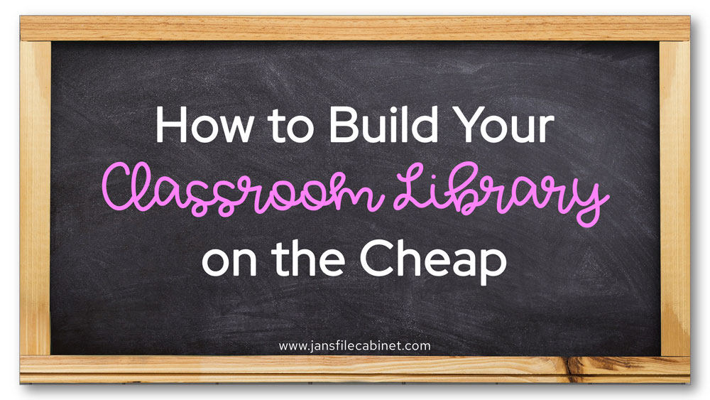 How to Build Your Classroom Library on the Cheap